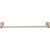 Top Knobs - Aqua Bath Collection - Aqua Single 25 1/4" Wall Mounted Towel Bar - Brushed Bronze - AQ8BB