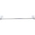 Top Knobs - Aqua Bath Collection - Aqua Single 25 1/4" Wall Mounted Towel Bar - Polished Chrome - AQ8PC