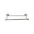 Top Knobs - Edwardian Bath Collection - Edwardian Bath 30" Double Towel Bar Beaded Backplate - Brushed Satin Nickel - ED11BSNA