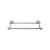 Top Knobs - Edwardian Bath Collection - Edwardian Bath 30" Double Towel Bar Rope Backplate - Brushed Satin Nickel - ED11BSNF