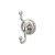 Top Knobs - Edwardian Bath Collection - Edwardian Bath Double Hook Beaded Backplate - Brushed Satin Nickel - ED2BSNA