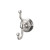 Top Knobs - Edwardian Bath Collection - Edwardian Bath Double Hook Hex Backplate - Brushed Satin Nickel - ED2BSNB
