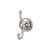 Top Knobs - Edwardian Bath Collection - Edwardian Bath Double Hook Ribbon Backplate - Brushed Satin Nickel - ED2BSNE
