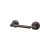 Top Knobs - Edwardian Bath Collection - Edwardian Bath Tissue Holder Plain Backplate - Oil Rubbed Bronze - ED3ORBD