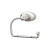 Top Knobs - Edwardian Bath Collection - Edwardian Bath Tissue Hook Oval Backplate - Brushed Satin Nickel - ED4BSNC