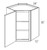 JSI Cabinetry Amesbury White Slab Kitchen Cabinet - WDC2430-AW