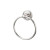 Top Knobs - Edwardian Bath Collection - Edwardian Bath Ring Rope Backplate - Brushed Satin Nickel - ED5BSNF