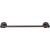 Top Knobs - Edwardian Bath Collection - Edwardian Bath 18" Single Towel Bar Plain Backplate - Antique Pewter - ED6APD