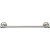 Top Knobs - Edwardian Bath Collection - Edwardian Bath 18" Single Towel Bar Ribbon Backplate - Brushed Satin Nickel - ED6BSNE