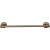 Top Knobs - Edwardian Bath Collection - Edwardian Bath 18" Single Towel Bar Plain Backplate - German Bronze - ED6GBZD