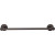 Top Knobs - Edwardian Bath Collection - Edwardian Bath 18" Single Towel Bar Rope Backplate - Oil Rubbed Bronze - ED6ORBF
