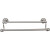 Top Knobs - Edwardian Bath Collection - Edwardian Bath 18" Double Towel Bar Beaded Backplate - Antique Pewter - ED7APA