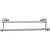 Top Knobs - Edwardian Bath Collection - Edwardian Bath 18" Double Towel Bar Oval Backplate - Antique Pewter - ED7APC
