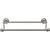 Top Knobs - Edwardian Bath Collection - Edwardian Bath 18" Double Towel Bar Ribbon Backplate - Antique Pewter - ED7APE