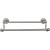 Top Knobs - Edwardian Bath Collection - Edwardian Bath 18" Double Towel Bar Rope Backplate - Antique Pewter - ED7APF