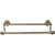 Top Knobs - Edwardian Bath Collection - Edwardian Bath 18" Double Towel Bar Hex Backplate - German Bronze - ED7GBZB