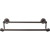 Top Knobs - Edwardian Bath Collection - Edwardian Bath 18" Double Towel Bar Hex Backplate - Oil Rubbed Bronze - ED7ORBB