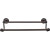 Top Knobs - Edwardian Bath Collection - Edwardian Bath 18" Double Towel Bar Ribbon Backplate - Oil Rubbed Bronze - ED7ORBE