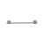 Top Knobs - Edwardian Bath Collection - Edwardian Bath 24" Single Towel Bar Beaded Backplate - Antique Pewter - ED8APA
