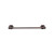 Top Knobs - Edwardian Bath Collection - Edwardian Bath 24" Single Towel Bar Beaded Backplate - Oil Rubbed Bronze - ED8ORBA