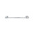 Top Knobs - Edwardian Bath Collection - Edwardian Bath 24" Single Towel Bar Beaded Backplate - Polished Chrome - ED8PCA