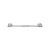 Top Knobs - Edwardian Bath Collection - Edwardian Bath 24" Single Towel Bar Ribbon Backplate - Polished Chrome - ED8PCE