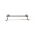 Top Knobs - Edwardian Bath Collection - Edwardian Bath 24" Double Towel Bar Rope Backplate - Antique Pewter - ED9APF