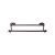Top Knobs - Edwardian Bath Collection - Edwardian Bath 24" Double Towel Bar Oval Backplate - Oil Rubbed Bronze - ED9ORBC