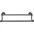 Top Knobs - Hudson Bath Collection - Hudson Bath 30" Double Towel Bar - Tuscan Bronze - HUD11TB