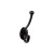 Top Knobs - Ryland Hooks Collection - Bergen Wall Hooks - Flat Black - TK1064BLK
