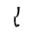Top Knobs - Ryland Hooks Collection - Hillmont Wall Hooks - Flat Black - TK1066BLK
