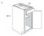 JSI Cabinetry Amesbury White Slab Kitchen Cabinet - BF09-AW