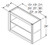 Aristokraft Cabinetry All Plywood Series Dana PureStyle Wall Open Cabinet WOL3324