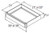 Aristokraft Cabinetry All Plywood Series Dana PureStyle Kneespace Drawer KDTS36