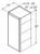 Aristokraft Cabinetry All Plywood Series Decatur Purestyle Wall Cabinet W154215