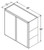 Aristokraft Cabinetry All Plywood Series Dayton Paint Wall Cabinet W393615