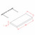 U.S. Cabinet Depot - Shaker Black - Floating Shelf - White-FS48