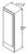 Aristokraft Cabinetry Select Series Elkins PureStyle Decorative End Panel DBEPFH-12R