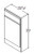 Aristokraft Cabinetry Select Series Elkins PureStyle Decorative End Panel DVEP35R