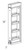JSI Cabinetry Amesbury White Slab Kitchen Cabinet - WF330PULL-SFTCLOSE-AW