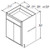 Aristokraft Cabinetry All Plywood Series Elkins PureStyle Vanity Base VB3335B