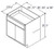 Aristokraft Cabinetry Select Series Gaither Paint 5 Piece Universal Design Base Cabinets B3632.5B