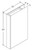 Aristokraft Cabinetry Select Series Gaither Paint 5 Piece Wall Box Column Filler W34215BCF