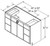 Aristokraft Cabinetry All Plywood Series Gaither Paint 5 Piece Vanity Double Drawer Base VDDB4832.5