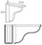 Aristokraft Cabinetry All Plywood Series Gaither Paint 5 Piece Valance Corbel VCORBEL11
