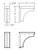 Aristokraft Cabinetry All Plywood Series Gaither Paint 5 Piece Cove Corbel CORBELCOVE7