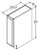 Aristokraft Cabinetry Select Series Gaither Birch Base Cabinets with Full Height Door B09FH