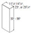 Aristokraft Cabinetry Select Series Glyn Paint Veneer End Panel EPF1442