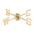 Good Directions - 11" Brass Weathervane Directionals - 302PCC