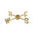 Good Directions - Brass Large 18" Weathervane Directionals - 302P